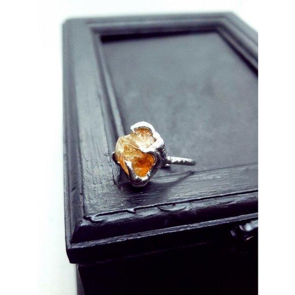 Citrine crystal ring handmade - Picture 12 of 12